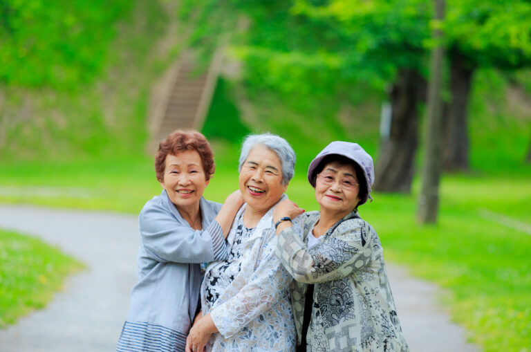 Three old ladies