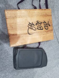 【硯買取・高岡市】人間国宝 前大宝峰の額と硯を買取しました。