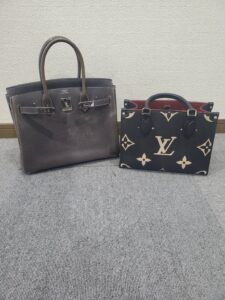【ブランド品買取・富山市】エルメス、ヴィトンのバッグをお買取りしました。
