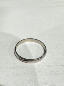 【店頭買取・砺波市】パラジウムの指輪をお買取りしました。