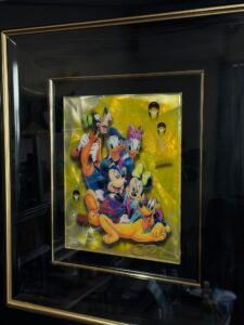 【店頭買取・高岡市】クリスチャンラッセンの原画 オーダーの一点物のディズニーの絵画をお買取りしました。