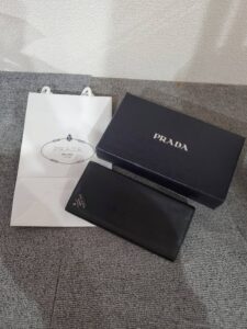 【ブランド品買取・氷見市】PRADAの財布をお買取りしました。