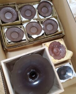 【出張買取・砺波市】茶托や茶碗、酒器や掛軸などお買取りしました