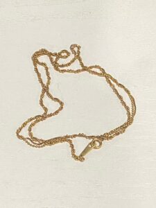 【店頭買取・氷見市】K18ネックレスをお買取りしました。