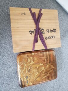 【店頭買取・氷見市】輪島塗の硯箱をお買取りしました。