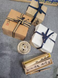 【店頭買取・射水市】茶碗や茶杓、花籠、盃、貴金属などをお買取りしました。