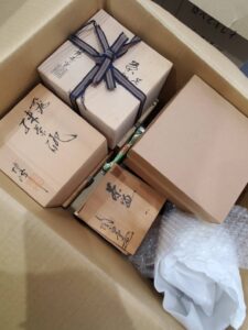 【出張買取・小矢部市】茶碗や茶道具、掛軸などをお買取りしました。