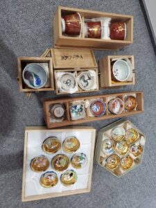 【遺品整理・射水市】大量の盃をお買取りしました。