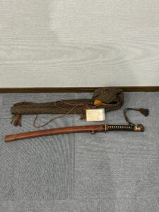 【店頭買取・高岡市】軍刀をお持ち込みいただきました。