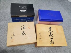 【富山県高岡市】5回目のご利用ありがとうございます！おばあ様の家の遺品整理で酒器・茶器・贈答品をお買取りしました