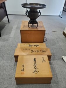 【店頭買取・富山県高岡市】銅製の薄端や不要な茶器をお買取りしました。