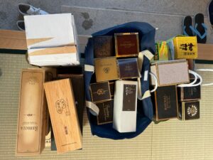 【富山県射水市】ご紹介で出張買取！贈答用のウイスキーや焼酎などのお酒をまとめて高価買取しました。
