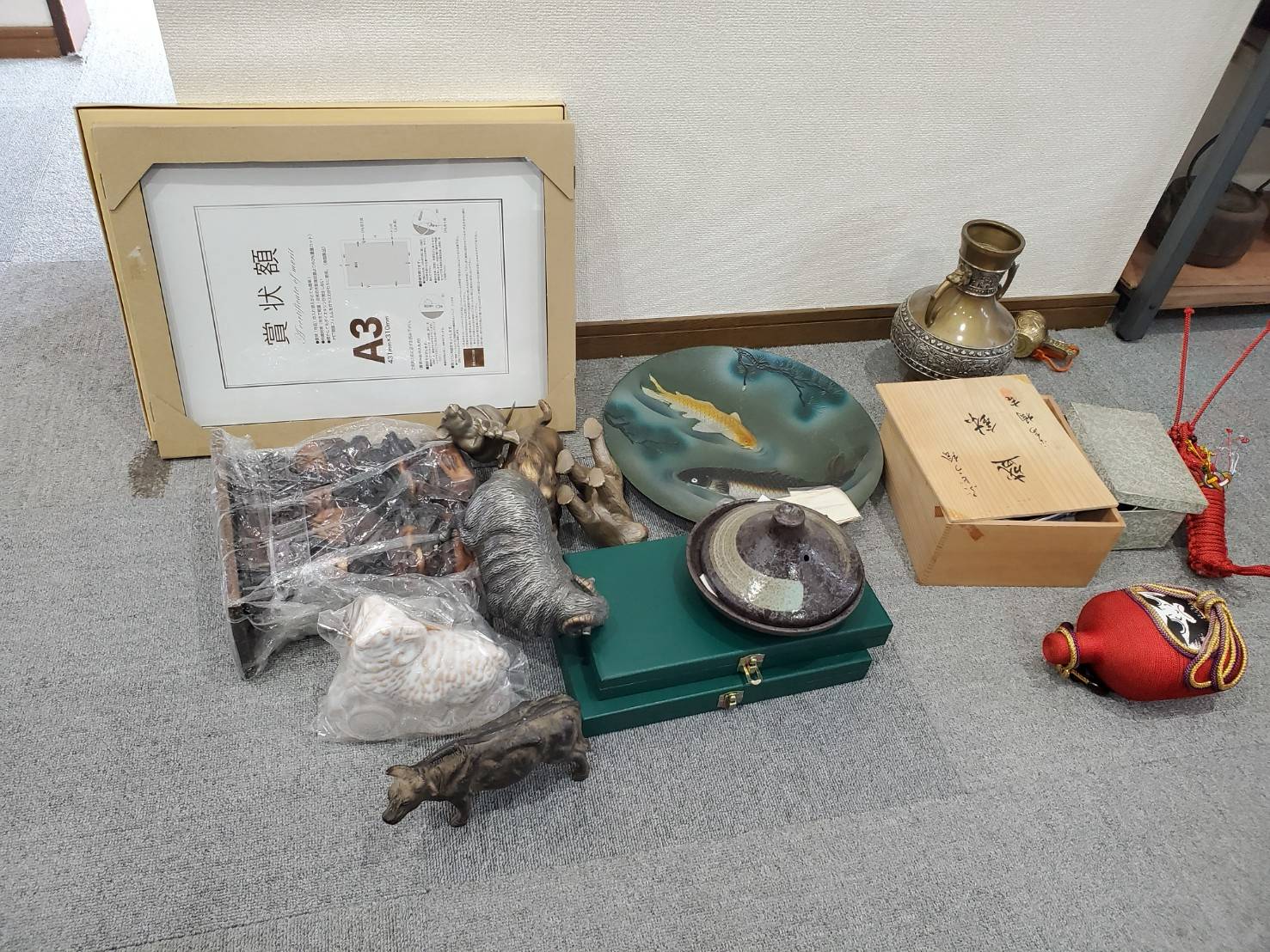 【富山県高岡市】茶道具・高岡銅器・額などを店頭にてお持ち込みいただきました！