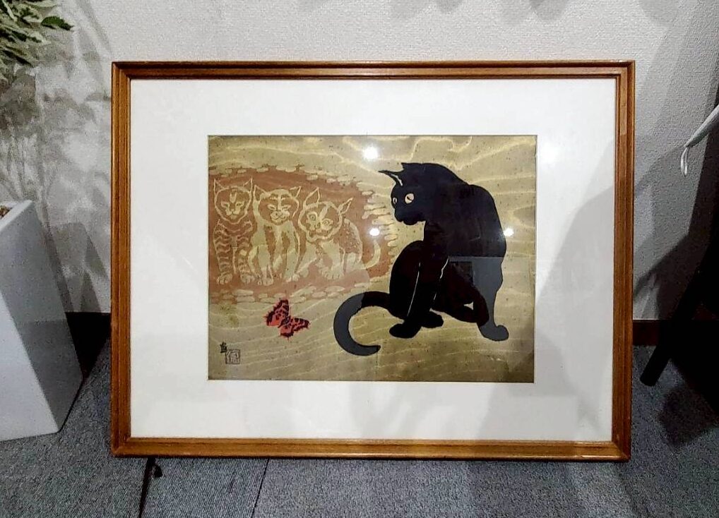 【富山県富山市】徳力作品・黒猫の額を店頭買取しました！