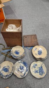 【富山県富山市】遺品整理でのお持ち込み|染付皿・香炉・盃などを査定・買取いたしました!