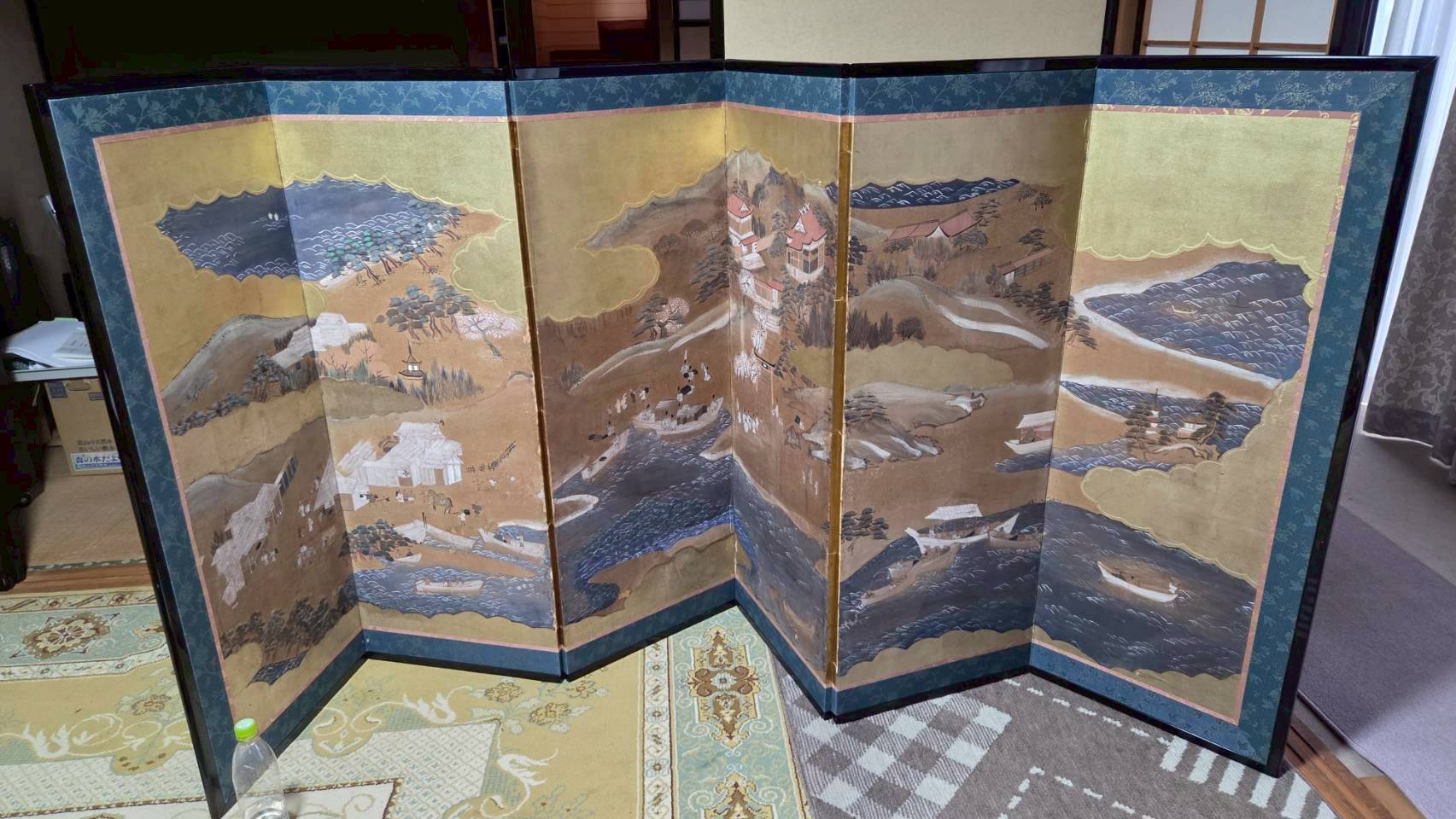 【富山県射水市】リピーター様からの出張買取依頼。掛軸や銅器、花瓶、屏風などを査定・買取しました！