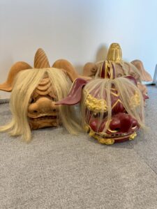 【石川県能登町】井波彫刻の獅子頭・加賀の獅子頭・高岡銅器の香炉を査定・買取しました。